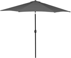 Brius Umbrela terasa gradina, cu manivela si inclinare, GU21, diametru 260cm, gri antracit (GU-0021)