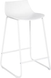 Brius Scaun bar atmosphera otac polipropilena metal, 47x49x83 cm, design modern, alb (JJ-194619A)