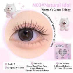 Flortte - Special Edition False Eyelashes 30pcs - N03 NATURAL IDOL