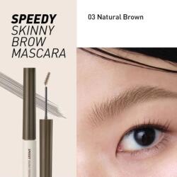 Peripera - Speedy Skinny Browcara - 03 Natural Brown