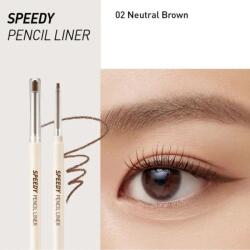 Peripera - Speedy Pencil Liner - #02 Neutral Brown