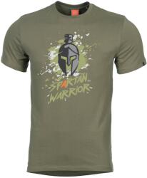 Pentagon® Tactical Tricou pentru bărbați PENTAGON® Spartan Warrior (Culoare: Camo green, Mărime: XXL)