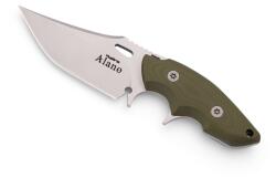 Hydra Knives® Cuțit Alano Hydra Knives® (Culoare: Verde măsliniu, Variantă: Lamă argintie - Satin)