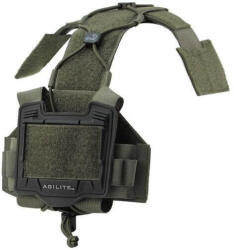 Agilite Gear® Platformă cu scai pentru cască Bridge / husă pentru NVG Agilite® (Culoare: Ranger Green)