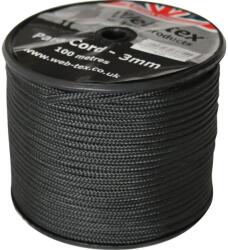 Web-tex® Sfoară de parașută - paracord pe rolă Web-tex® 3 mm, 100 metri (Culoare: Verde închis)