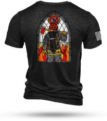 Nine Line® Tricou Glass Firefighter Nine Line® (Culoare: Charcoal / negru, Mărime: M)