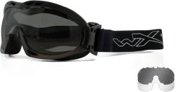 Wiley X Ochelari de protecție Nerve Wiley X®, 2 lentile (Culoare: Negru, Lentile: Transparent + Gri fumuriu)