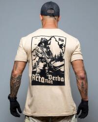 Brothers in Arms® Tricou Acta Non Verba Brothers In Arms® (Culoare: Piatra de nisip, Mărime: XXL)