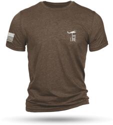 Nine Line® Tricou Dropline Logo Nine Line® (Culoare: Maro, Mărime: XL)