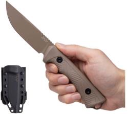 ANV Cuțit cu lamă fixă P200 ANV® (Culoare: Nisip. , Variantă: Lamă de nisip - Cerakote)