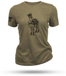 Nine Line® Tricou damă Freedom Llama Nine Line® (Culoare: Verde măsliniu, Mărime: XL)