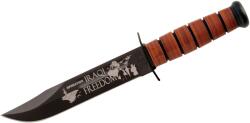 KA-BAR Cuțit cu lamă fixă US Army Iraqi Freedom KA-BAR® (Culoare: Maro, Variantă: Lamă neagră)