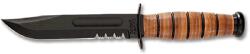 KA-BAR Cuțit cu lamă fixă KA-BAR® The Legend cu tăiș combinat