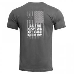 Pentagon® Tactical Tricou pentru bărbați Ageron American Flag Pentagon® (Culoare: Gri Lup, Mărime: 3XL)