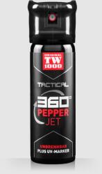 TW1000 Spray de apărare Tactical Pepper - Jet TW1000® / 45 ml (Culoare: Negru)