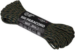 Atwood Rope MFG® Coardă de parașută Paracord 550 (100 ft) ARM® (Culoare: Pădure americană)