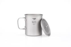 Keith Titanium® Cană din titan cu capac Keith® 450 ml (Culoare: Argintiu)