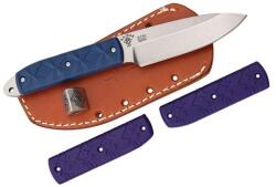 KA-BAR Cuțit cu lamă fixă "Boss" KA-BAR® (Culoare: Albastru, Variantă: Lamă gri - Stone Wash)