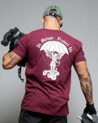 Brothers in Arms® Tricou St. Michael Brothers in Arms® (Culoare: Bordeaux, Mărime: XL)