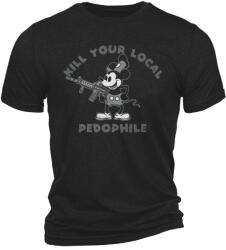 Nine Line® Tricou Steamboat Willie Nine Line® (Culoare: Negru, Mărime: 3XL)