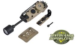 Streamlight Lanternă pentru cască Sidewinder Stalk® Streamlight®, clip/montaj ARC cu velcro (Culoare: Coyot)