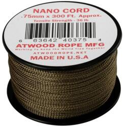 Atwood Rope MFG® Coardă Nano Cord Padáková (300 ft) ARM® (Culoare: Coyot)