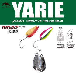 Yarie 704 RINGO MIDI 1.8gr V2 Naive Silver