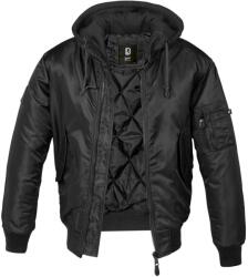 Brandit® Geacă de iarnă MA1 Sweat Hooded Brandit® (Culoare: Negru, Mărime: XL)