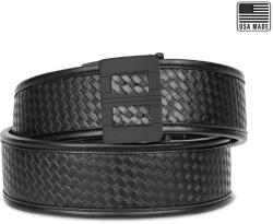 Kore Essentials® Curea din piele Basketweave Duty Kore® / cataramă D2 (Culoare: Negru, Mărime: 24-48´´)
