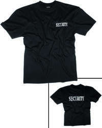 Mil-Tec® (Sturm Handels) Tricou din bumbac SECURITY II Mil-Tec® - negru (Mărime: M)