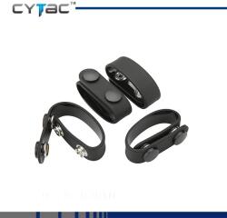 Cytac® Cleme de asigurare Duty Gear pentru centura de serviciu Cytac® 4 bucăți - negre