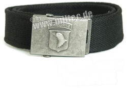 Mil-Tec® (Sturm Handels) Curea Airborne Mil-Tec® (Culoare: Negru)