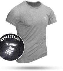 Nine Line® Tricou Athletic Reflective Dropline Logo Nine Line® (Culoare: Gri, Mărime: L)