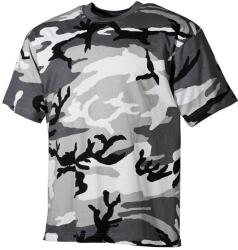 MFH® (Max Fuchs®) Tricou din bumbac US army MFH® cu mânecă scurtă (Culoare: Urban, Mărime: XL)