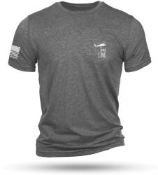 Nine Line® Tricou Dropline Logo Nine Line® (Culoare: Gri fumuriu, Mărime: 3XL)