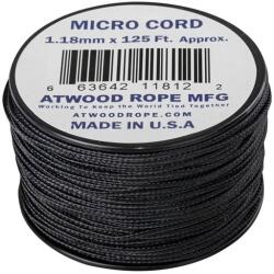 Atwood Rope MFG® Coardă Micro Cord Padáková (125 ft) ARM® (Culoare: Negru)