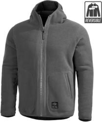 Pentagon® Tactical Hanorac Ianos Sherpa Fleece Reversible Pentagon® (Culoare: Negru / Gri Umbră, Mărime: L)