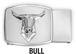 Kore Essentials® Cataramă metalică Western pentru curele Kore® (Culoare: Argintiu, Variantă: BULL)