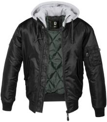 Brandit® Geacă de iarnă MA1 Sweat Hooded Brandit® (Culoare: Negru / gri, Mărime: S)