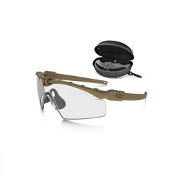 Oakley Ochelari Balistic M-Frame 3.0 Array EN SI Oakley®, 2 lentile (Culoare: Nisip. , Lentile: Transparent + Gri fumuriu)