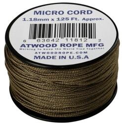 Atwood Rope MFG® Coardă Micro Cord Padáková (125 ft) ARM® (Culoare: Coyot)