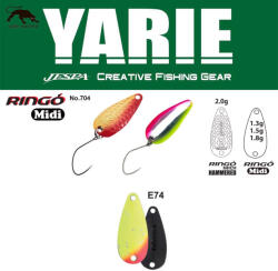 Yarie 704 RINGO MIDI 1.8gr E74 Lemon Squash