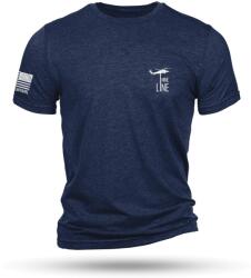 Nine Line® Tricou Dropline Logo Nine Line® (Culoare: Albastru închis, Mărime: L)