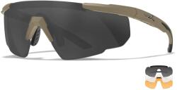 Wiley X Ochelari Wiley X® Saber Advanced, set (Culoare: Kaki, Lentile: Cristal + Gri fumuriu + Light Rust Portocaliu)