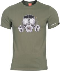 Pentagon® Tactical Tricou pentru bărbați Gas mask Pentagon® (Culoare: Verde măsliniu, Mărime: L)