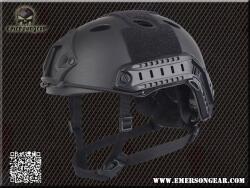 Emerson Gear® Cască airsoft Fast PJ EmersonGear® (Culoare: Negru)