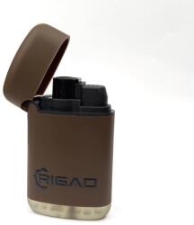Rigad® Brichetă cu gaz de buzunar Rigad® (Culoare: Coyot) Bricheta