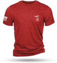 Nine Line® Tricou Dropline Logo Nine Line® (Culoare: Roșu, Mărime: XL)