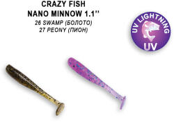 Crazy Fish Nano Minnow 27-26-5 / 27-27-5 gumihal