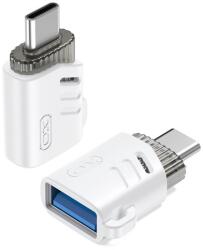 XO Adaptor XO mufă USB - Tip-C, OTG, ALB (XO-NB256B)